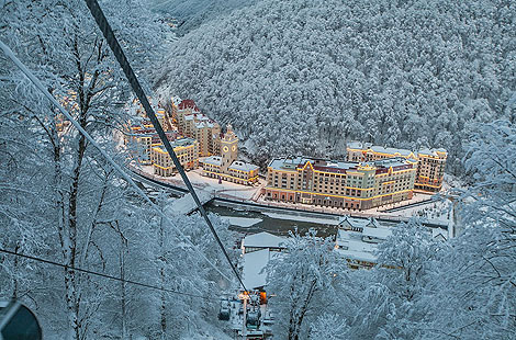 Новый год в Radisson Hotel, Rosa Khutor