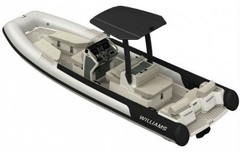 Williams Jet Tenders создала надувной тендер с хардтопом