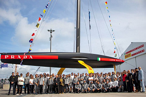 Luna Rossa AC75 Boat 2: «монстр» на свободе