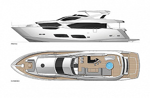 Sunseeker 95 Yacht готовится к премьере